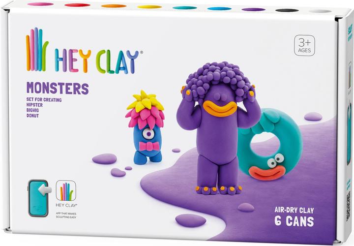 Immagine prodotto Hey Clay Mostri: Hipster, Ciclope, Ciambella