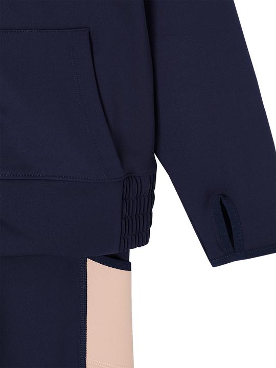 Produktbild Vertbaudet Mädchen Sport-Set: Kapuzensweatjacke & Leggings aus Funktionsmaterial (146)