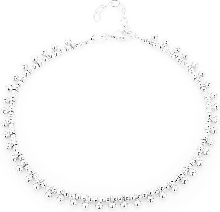 Produktbild Leyda Fusskette Kugelanhänger (Silber 925, 26 cm)