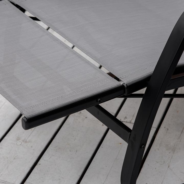 Actual product image Outsunny Rocking chair with adjustable backrest and footrest (90 cm)