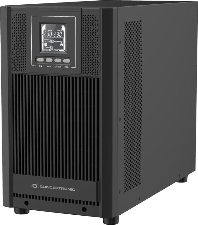 Immagine prodotto Conceptronic ZEUS UPS 3000VA 2700W UPS online, porta IEC EPO (3000 VA, 2700 W, Doppio convertitore online UPS)