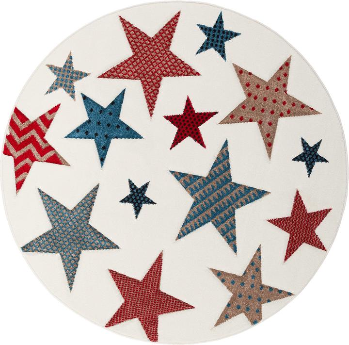Actual product image Pergamon Kids and Youth Carpet Maui Stars Round (Ø 120 cm)