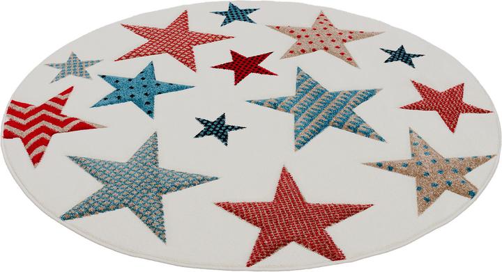 Produktbild Pergamon Kinder und Jugend Teppich Maui Sterne Rund (Ø 120 cm)