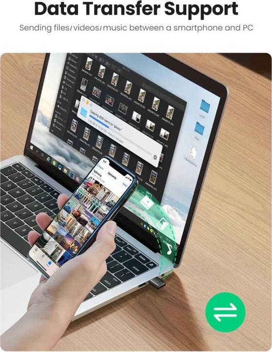 Produktbild Ugreen Bluetooth 5.0 USB Adapter (Sender & Empfänger)