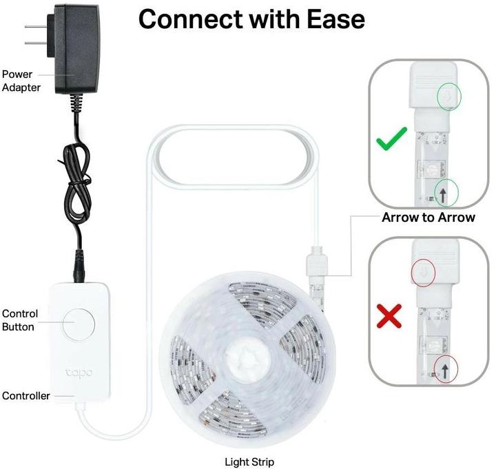 Actual product image TP-Link Tapo L930-5 (Multicoloured, 500 cm, Indoor)