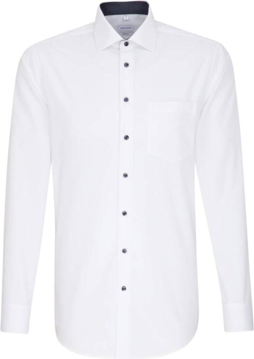 Seidensticker Hemd Regular Business Kent Patch12 white