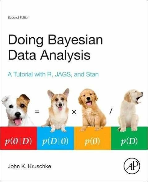 Immagine prodotto Doing Bayesian Data Analysis (Inglese, John K. Kruschke, 2015)