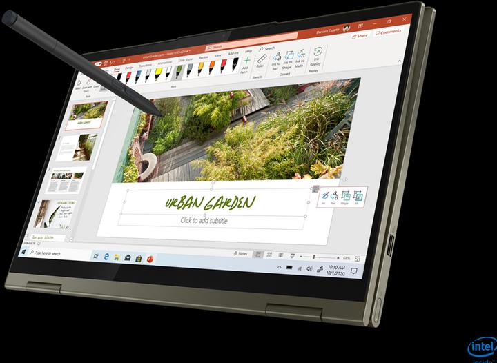 Produktbild Lenovo Yoga 7 14ITL5 82BH - Flip-Design - Core i7 1165G7 / 2.8 GHz - Win 10 Home 64-Bit (14", Intel Core i7-1165G7, 16 GB, 1000 GB, DE)
