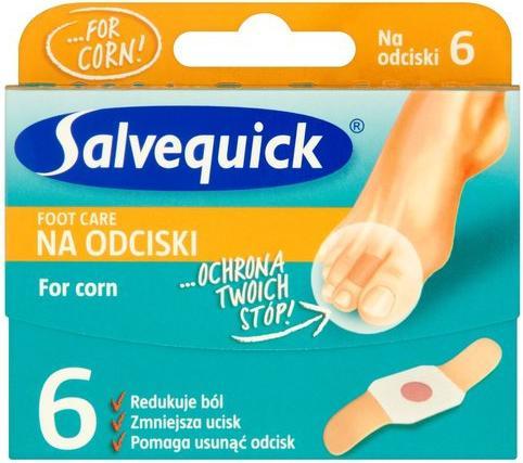 Actual product image Salvequick Foot Care For Corn Hydrogel Slices Onisters And Abrasions 6Pcs.