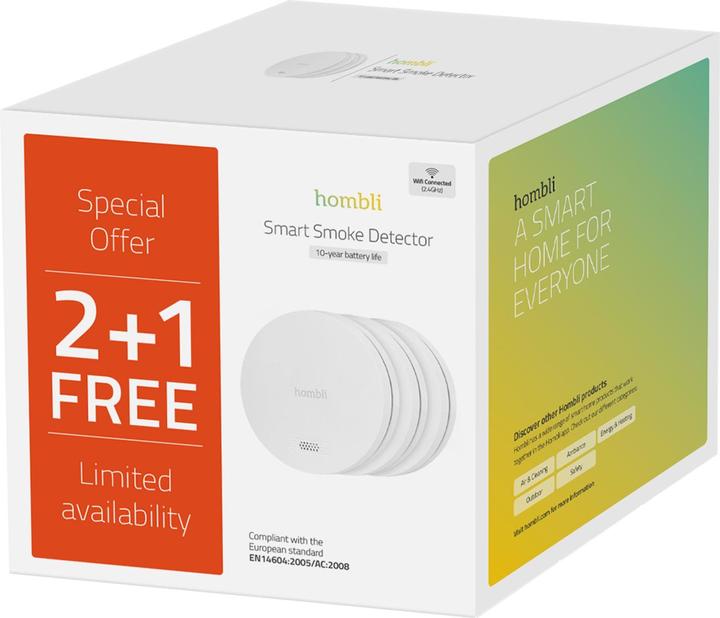 Image du produit Hombli Détecteur de fumée intelligent