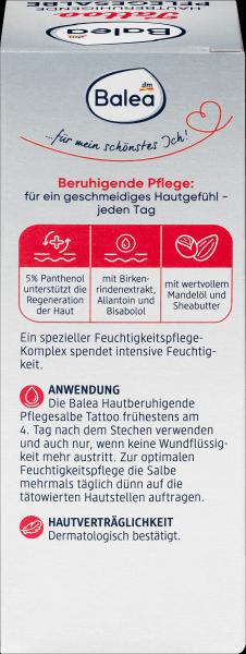 Produktbild dm Balea Tattoopflege Hautberuhigende Pflegesalbe (50 ml)