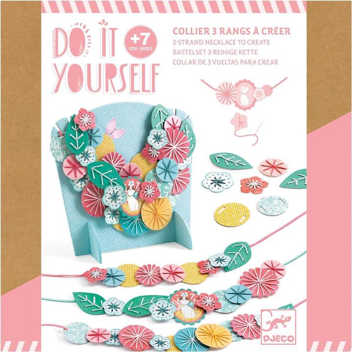 Produktbild Djeco DIY - Halsketten Flora