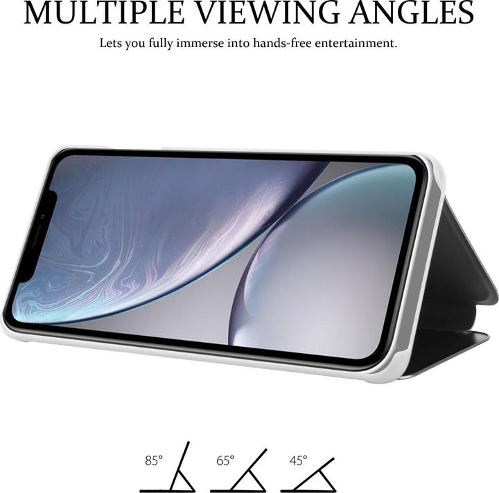Actual product image Cadorabo Book Smart View Mirror Cover (Apple iPhone XR)