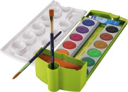 Actual product image Pelikan Colour box 12ST K12G green (Mint, 12 ml)