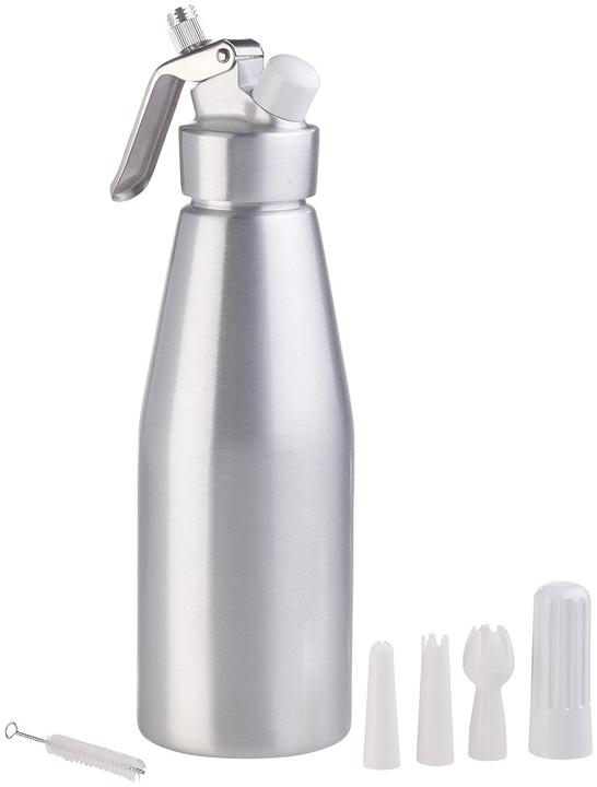 Actual product image Rosenstein & Söhne Cream dispenser for whipped cream, creams and sauces, incl. 3 attachments (1 l)