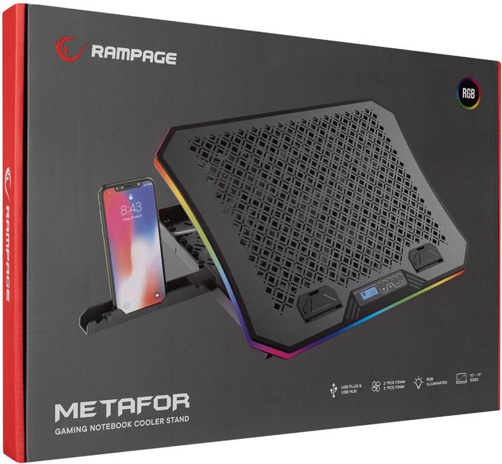 Produktbild Rampage PODSTAWKA CHŁODZĄCA METAFOR 6 FAN 10 -19