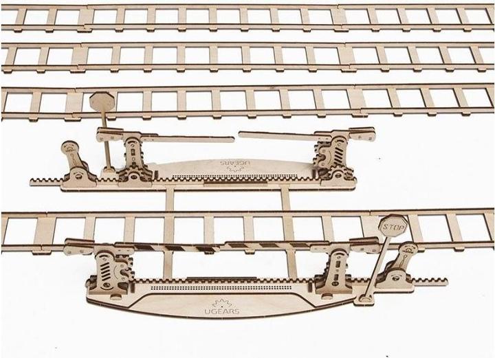 Image du produit Ugears Rails + passage à niveau 196 pièces