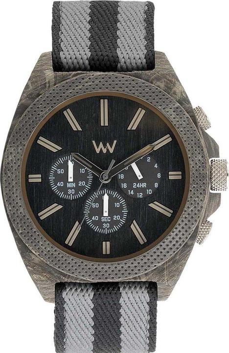 Immagine prodotto Wewood Phoenix Chrono Teak schwarz (Orologio da polso analogico, 46 mm)