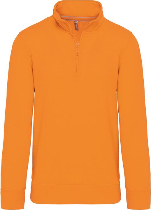 Kariban Sweatshirt mit Reissverschlusskragen