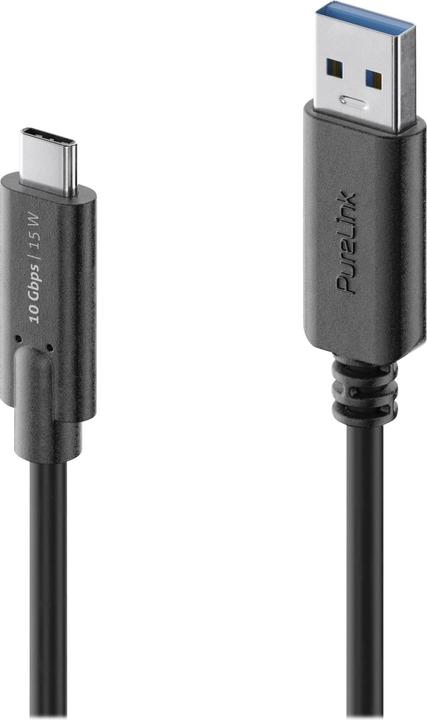 Actual product image Purelink USB A – USB C (1 m, USB 3.1)