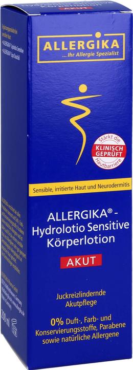 Actual product image Allergika Hydrolotio sensitive, 200 ml LOT (Body lotion, 200 ml)