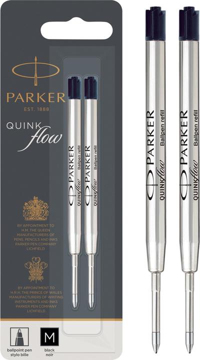 Image du produit Parker Pen Flux de Quink (Recharger, Noir, 0.80 mm)