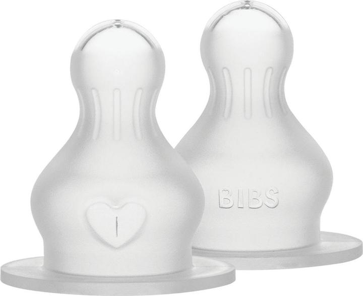 Produktbild Bibs Flaschensauger Silicone Medium Flow 2 Stück