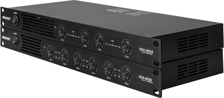 Actual product image Omnitronic XDA-1206 6-Channel Class D Amplifier (Amplifier)