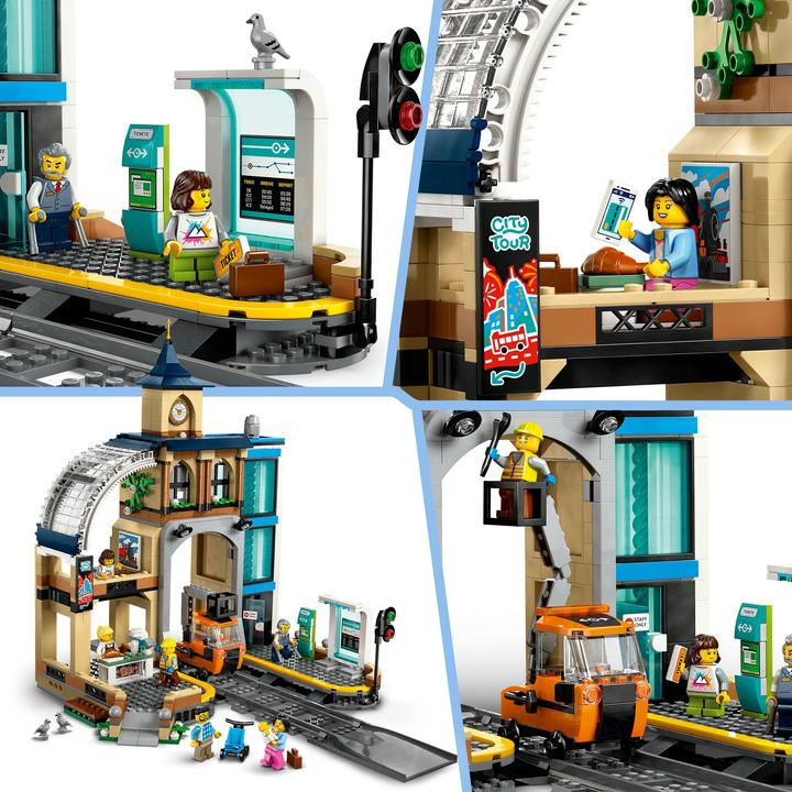 Productafbeelding LEGO Hauptbahnhof (60469, LEGO Stad)