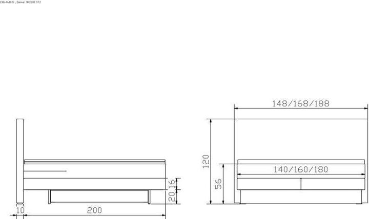 Immagine prodotto Hasena Denver (160 x 200 cm)