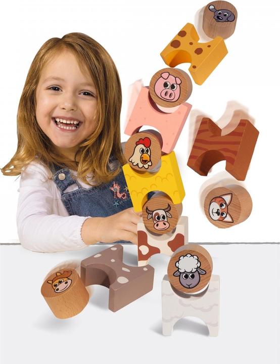Produktbild Eichhorn Stapelspiel Bauernhof