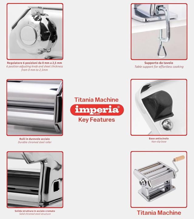 Actual product image Imperia Titania IPASTA Pasta Machine