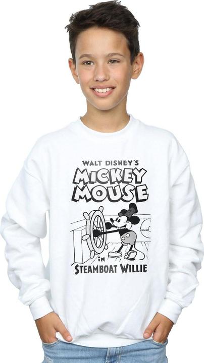 Produktbild Disney Mickey Mouse Steamboat Willie Sweatshirt Jungen (152, 158)
