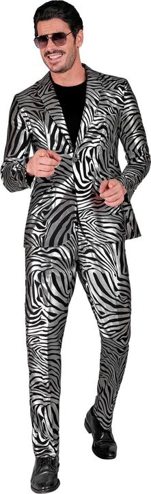 Immagine prodotto Widmann SILBERNER ANIMAL PRINT PARTY FASHION ANZUG (Jackett, Hose), XL (XL)