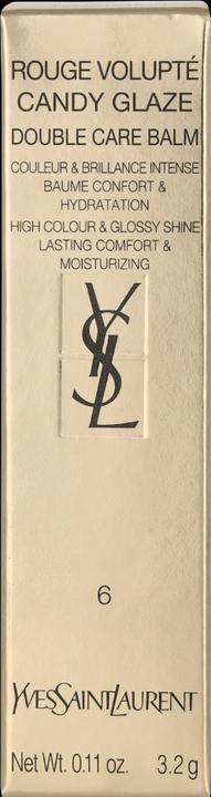 Productafbeelding Yves Saint Laurent Rouge Volupte Candy Glaze Lipgloss 6 (6 Bourgondische verleiding)