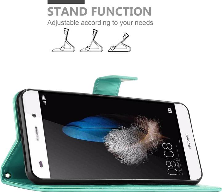 Productafbeelding Cadorabo Bloemen Boekomslag (Huawei P8 Lite)