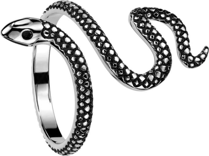 Immagine prodotto Star Piercing Anello serpente d'argento (Acciaio chirurgico 316L, senza ottone)