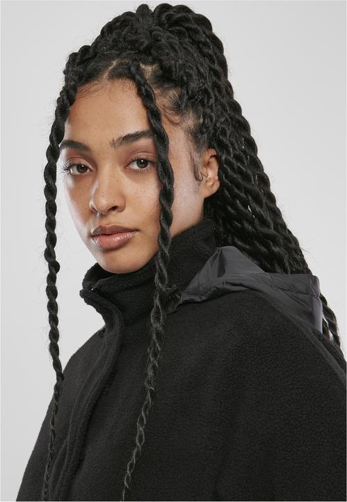Actual product image Urban Classics Ladies Sherpa Mix Pull Over Jacket (M)