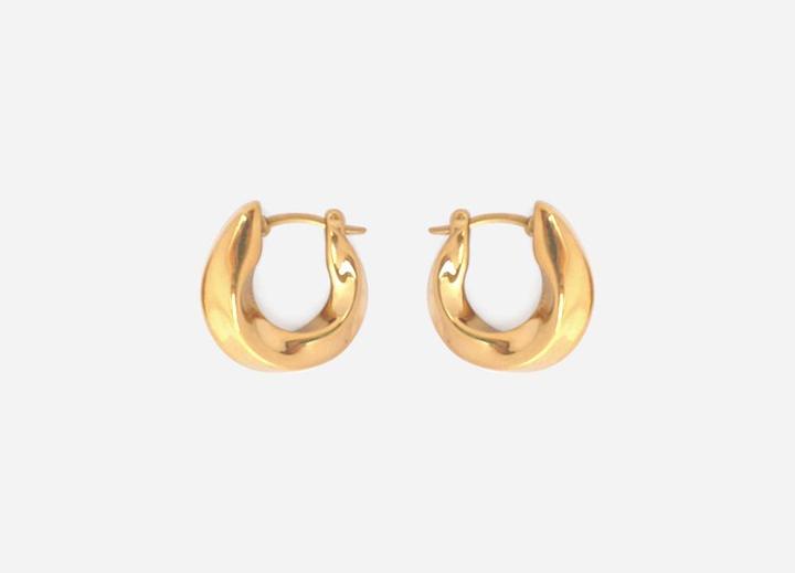 Tara Style Celine Hoops - Creolen (waterproof) (18k Edelstahl vergoldet, 100% wasserfest)