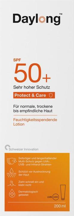 Productafbeelding Daylong Beschermen & Verzorgen (Zonnebrandlotion, SPF 50+, 200 ml, 252 g)