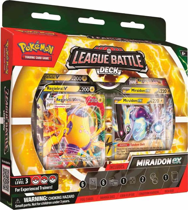 Immagine prodotto Pokémon JCC : Deck Combat de Ligue Miraidon-ex (Francese, Ponte)