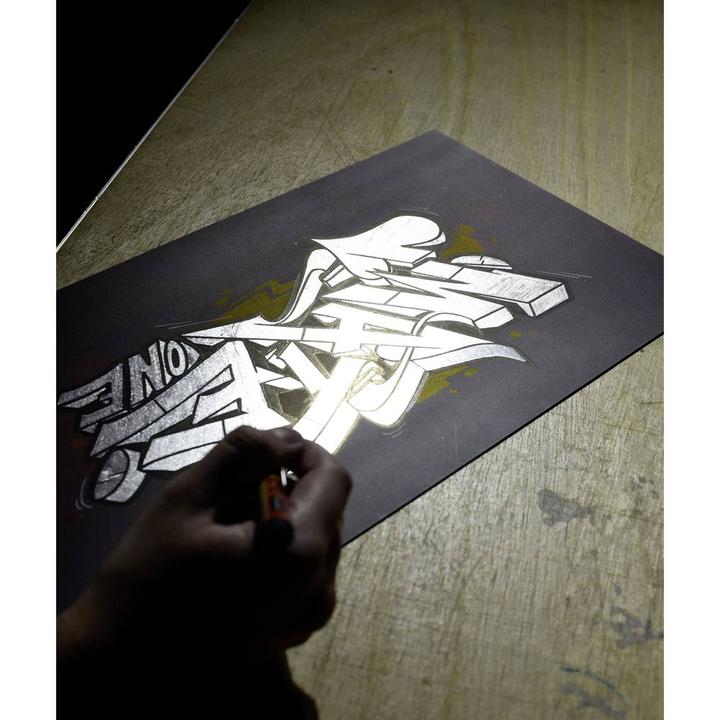 Produktbild Molotow Liquid Chrome Marker Calligraphy Set (Rundspitze 1,0mm und Kalligrafiespitze 3,0mm, Spezialt (Schwarz, 3 mm, 2 x)
