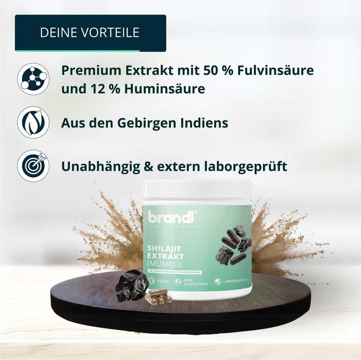 Immagine prodotto Brandl Capsule di shilajit (1 Pezzo/i, Pillole, 80 g)