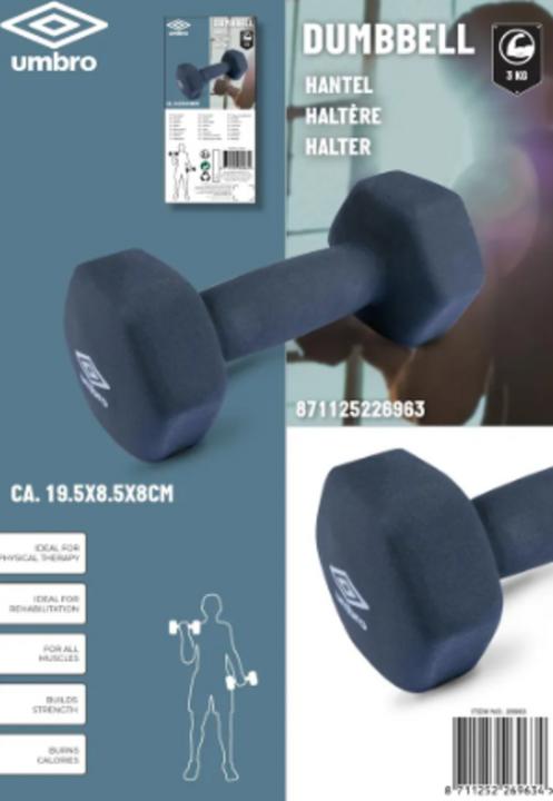 Productafbeelding Umbro Dumbbell 3Kg (1 x 3 kg)