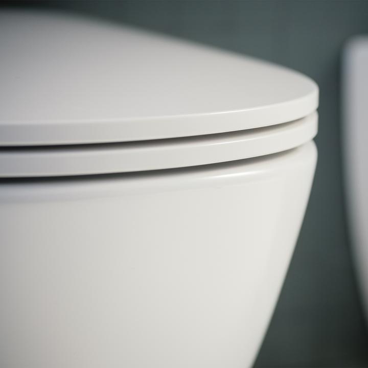 Actual product image ROCA Wall-hung WC LUA deep 360x520mm concealed. Fixation white