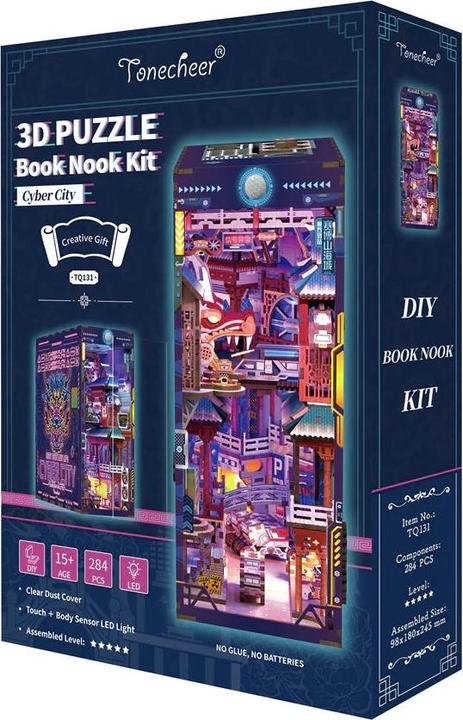Actual product image Tonecheer Cyber City - Book Nook