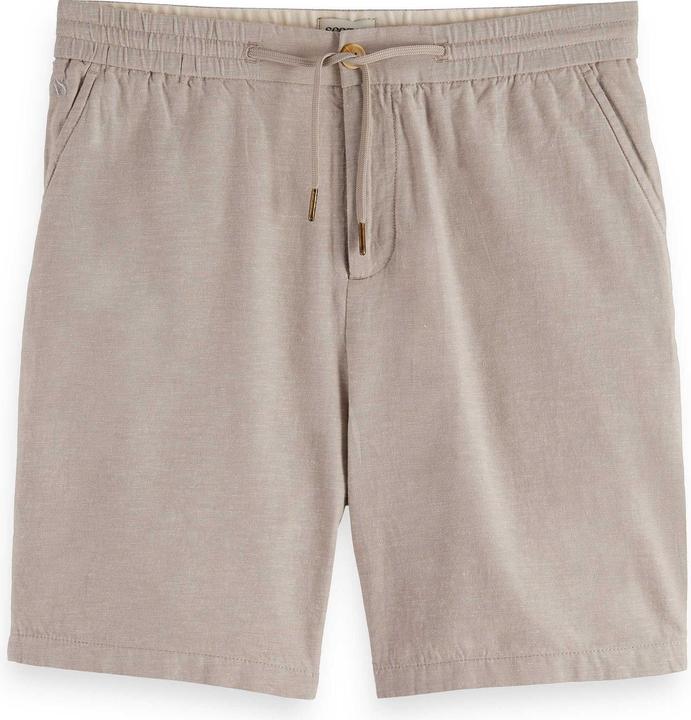 Scotch & Soda CORE - Fave - Cotton-Linen twill bermuda short