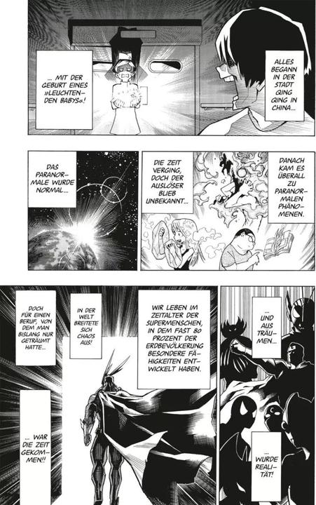 Actual product image My Hero Academia, Band 1 (German, Kohei Horikoshi, 2016)