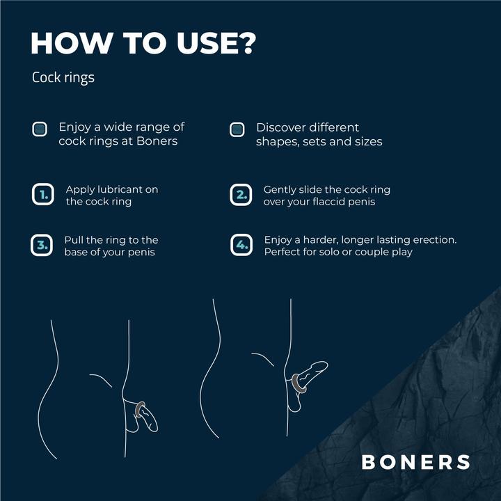Produktbild Boners GroÃes PenisringSet (4 cm)