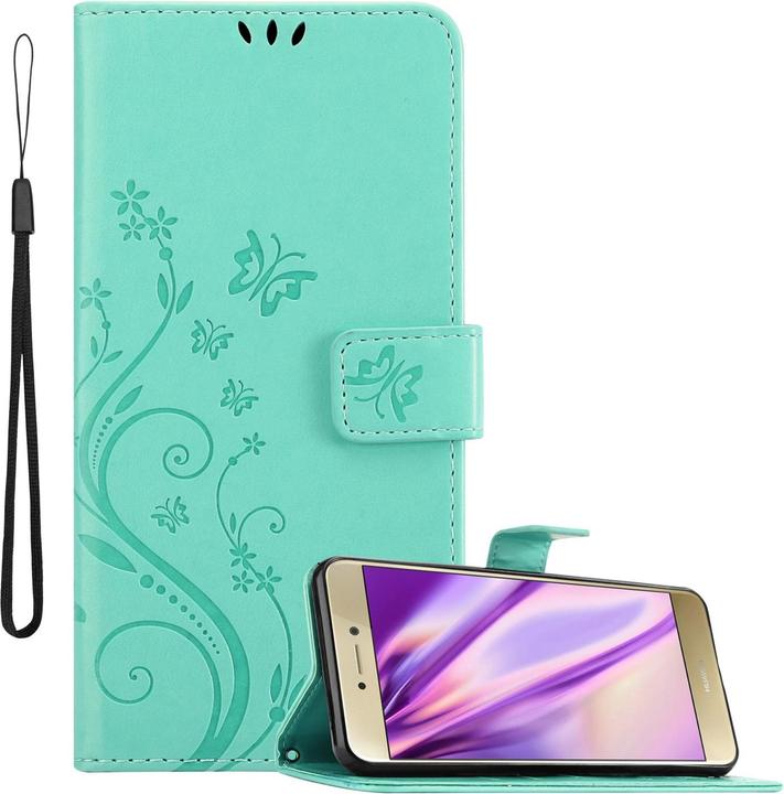 Actual product image Cadorabo Flower Book Cover (Huawei P8 Lite (2017), Huawei P9 Lite (2017))